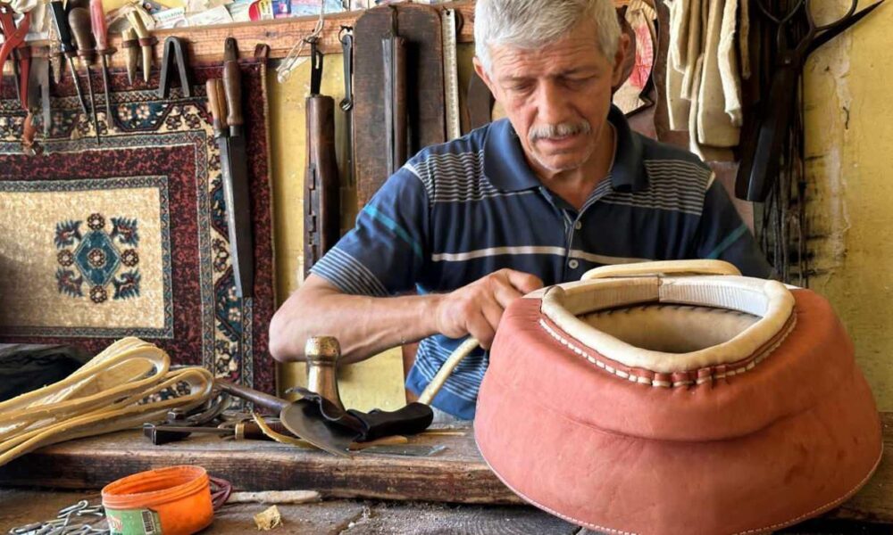 Hamut ustası 47 yıldır bu mesleği yapıyor! ‘Alın teri, el emeği, göz nuru…’