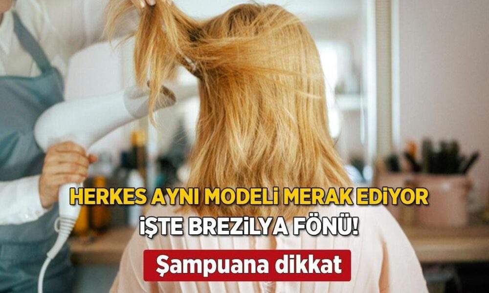 Aylarca saçınızı fön çekilmiş gibi gösteren yöntem! Evde yapın, kuaföre taş çıkartır