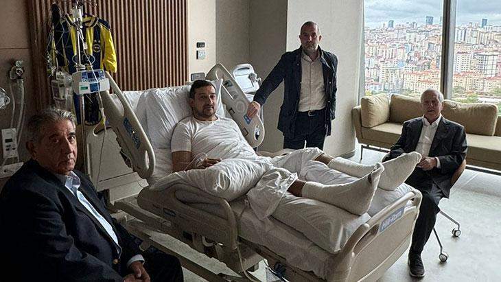 Aziz Yıldırım’dan Serhat Akın’a geçmiş olsun ziyareti