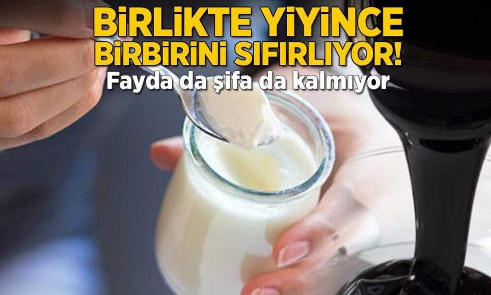 Birlikte yiyince birbirini sıfırlıyor! Fayda da şifa da kalmıyor