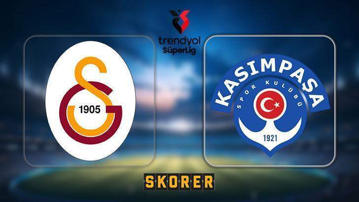 CANLI | Galatasaray’ın konuğu Kasımpaşa! Süper Lig heyecanı
