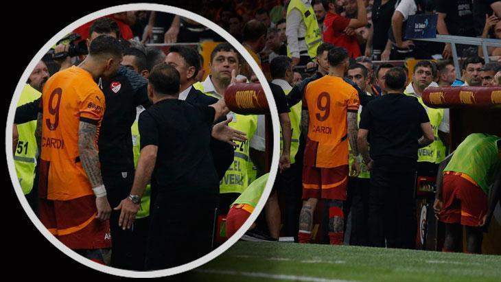 Galatasaray’da Okan Buruk çılgına döndü! Mauro Icardi sakinleştirmeye çalıştı