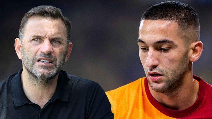 Galatasaray’da Okan Buruk’tan rest! Hakim Ziyech’i şok eden hamle