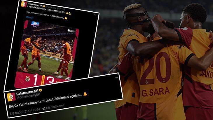Galatasaray’dan Fenerbahçe’ye olay gönderme!