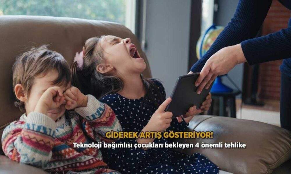 Giderek artış gösteriyor! Teknoloji bağımlısı çocukları bekleyen 4 önemli tehlike