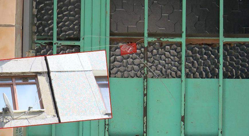 İstanbul’da dehşet! Apartmanın duvarı yıkıldı; bitişiğindeki bina yan yattı