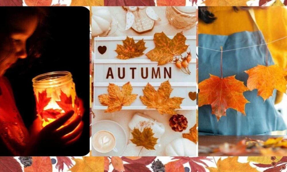 Kendin yap: Sonbahar yapraklarından dekorasyon fikirleri!