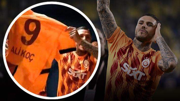 Mauro Icardi, Fenerbahçe derbisi sonrası ‘Ali Koç’ forması giydi!