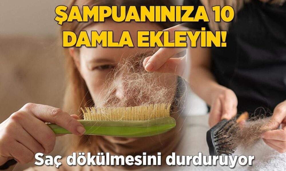 Şampuanınıza 10 damla ekleyin! Saç dökülmesini durduran yöntem