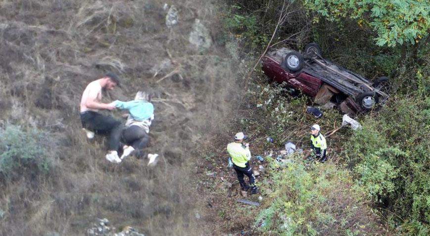 200 metrelik uçurumda operasyon! ‘Bizi kurtarın, ne olur yardım edin’