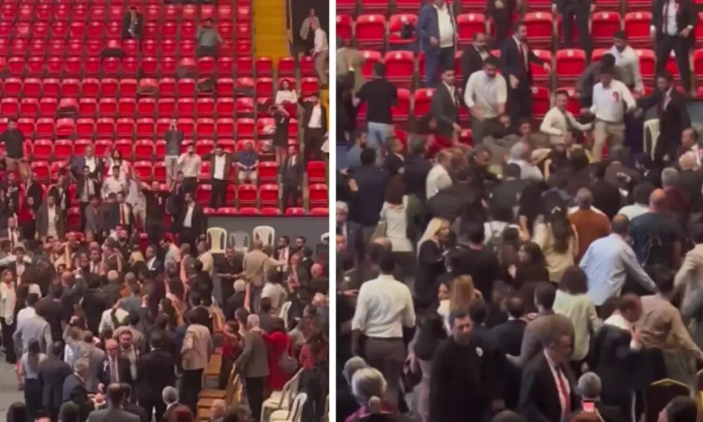 Barosu Genel Kurulu’nda yumruklar havada uçuştu