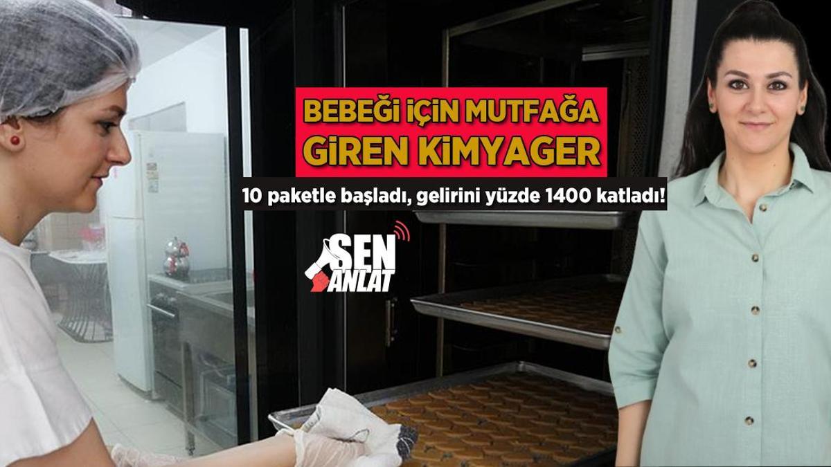 Bebeği için mutfağa giren kimyager! 10 paketle başladı, gelirini yüzde 1400 katladı