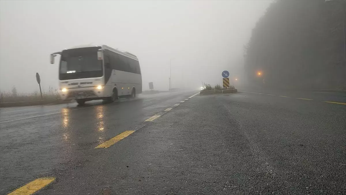Bolu Dağı’nda Sis ve Sağanak Uyarısı