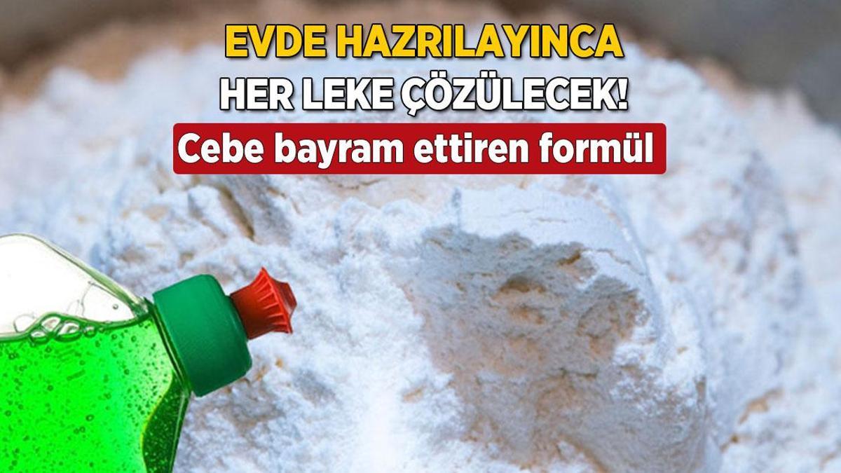 Cebe bayram ettiren deterjan formülü! Altından kalkamadığı leke yok, mükemmel 5’li