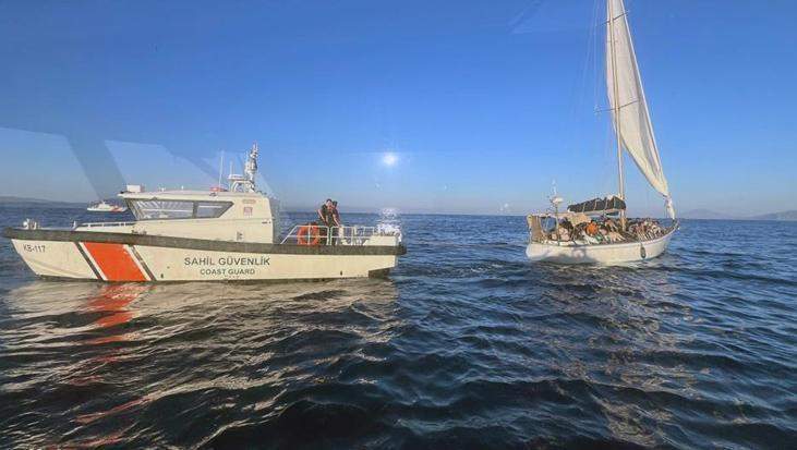 Datça’da göçmen operasyonu