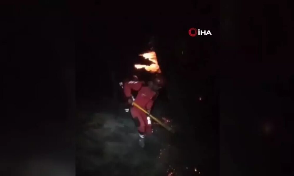 Denizli’deki Yangınla Mücadele Devam Ediyor