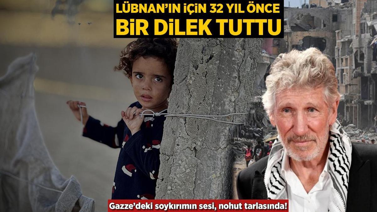 Gazze’deki soykırımın sesi nohut tarlasında! Lübnan için 32 yıl önce bir dilek tuttu