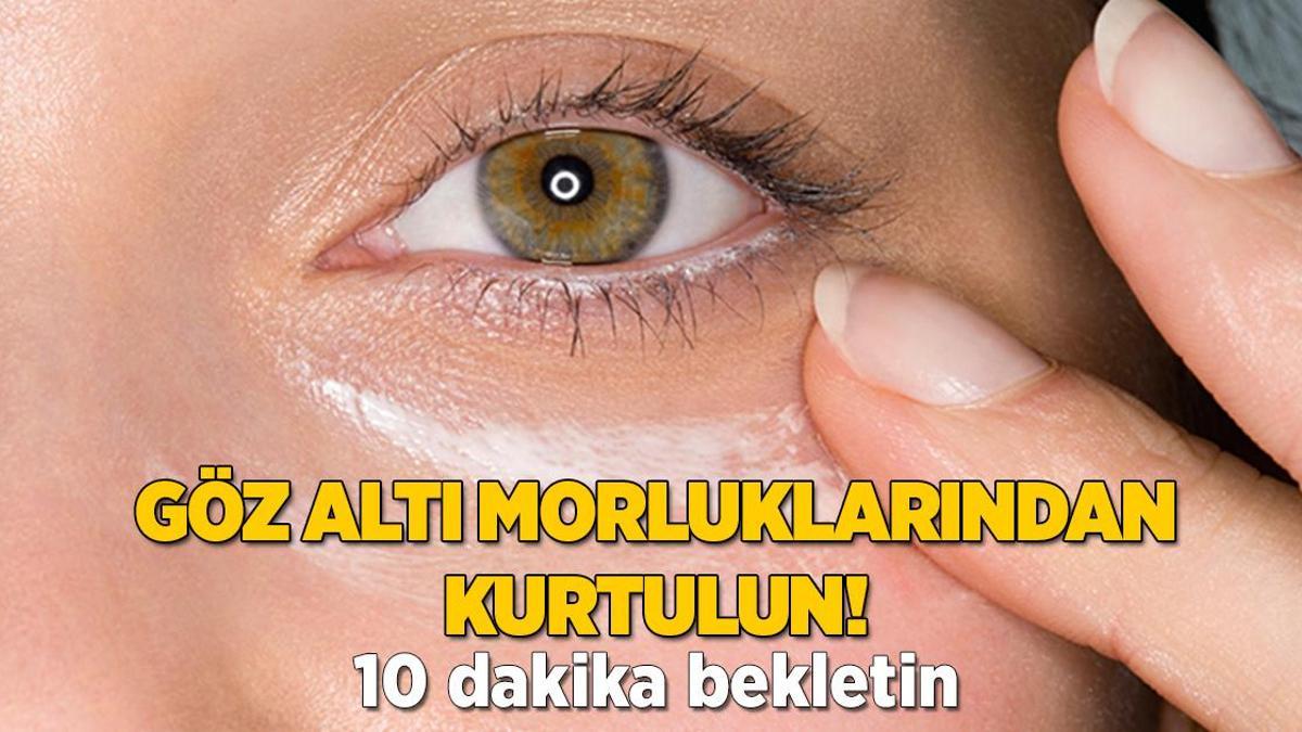 Göz altı morluklarından kurtulmanın yolu! 1 dilimi bile aydınlatıyor, 10 dakika yeterli