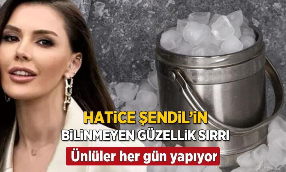 Hatice Şendil’in pek bilinmeyen güzellik sırrı! Her gün yapıyor, bir gün bile aksatmıyormuş