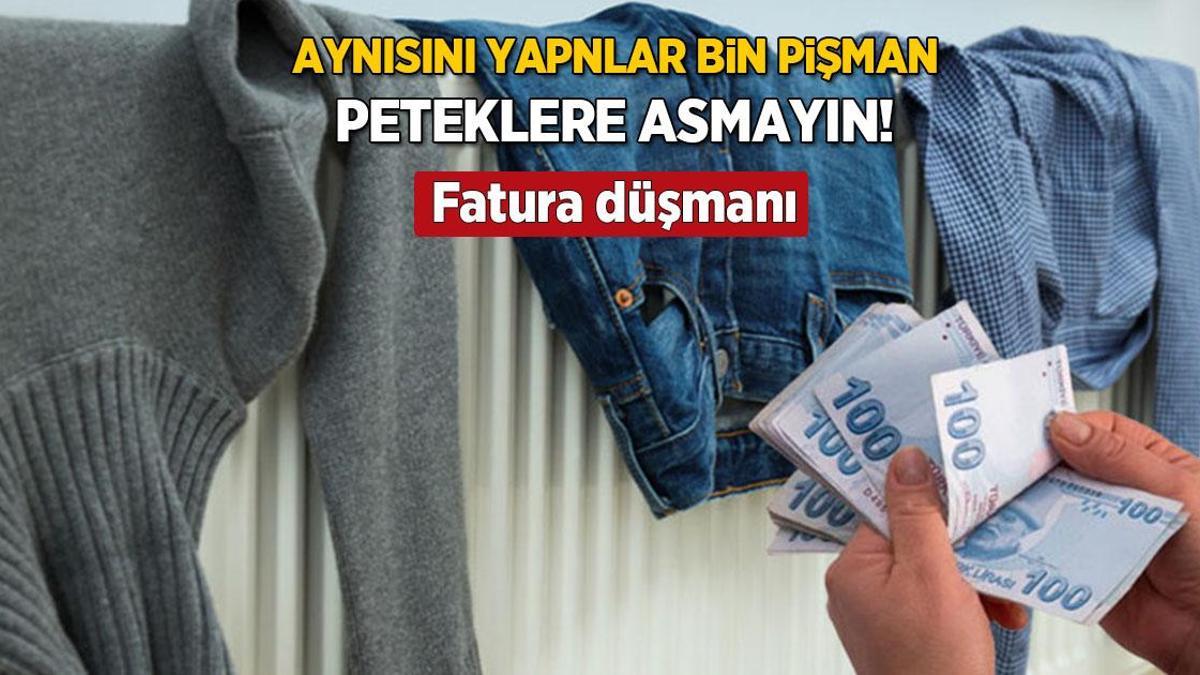 Herkes yapıyor, ay sonu cep yakıyor! Peteklere asmayın, faturanın da kıyafetin de düşmanı