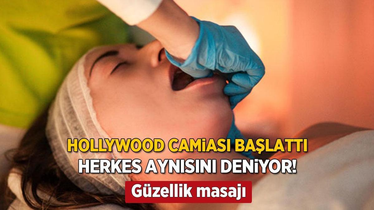 Hollywood dünyası başlattı, herkes yaptırdı! Yüz hatları meydana çıkacak: Bukkal masajı