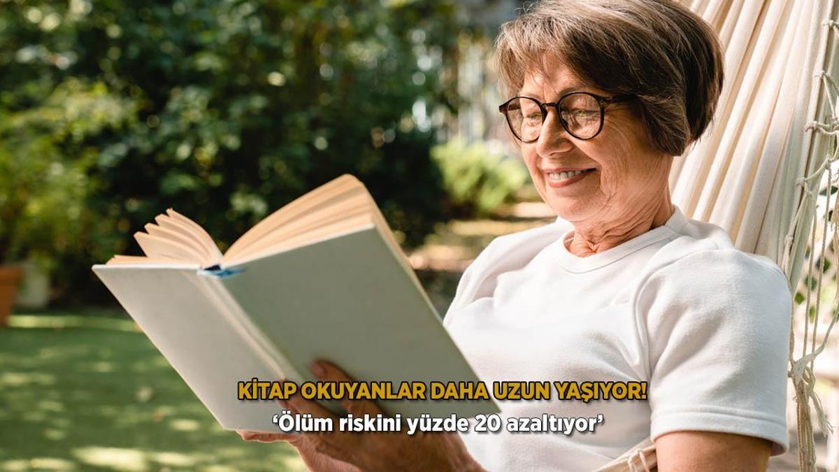 Kitap okuyanlar daha uzun yaşıyor!  ‘Ölüm riskini yüzde 20 azaltıyor’