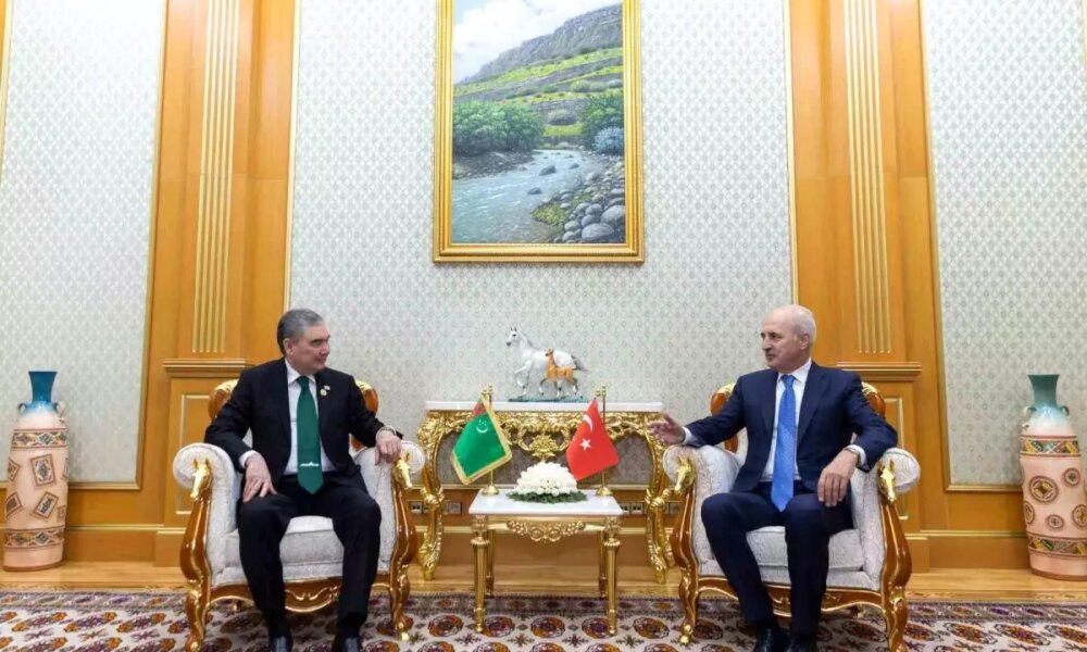 Kurtulmuş Türkmenistan’da Görüşme Gerçekleştirdi