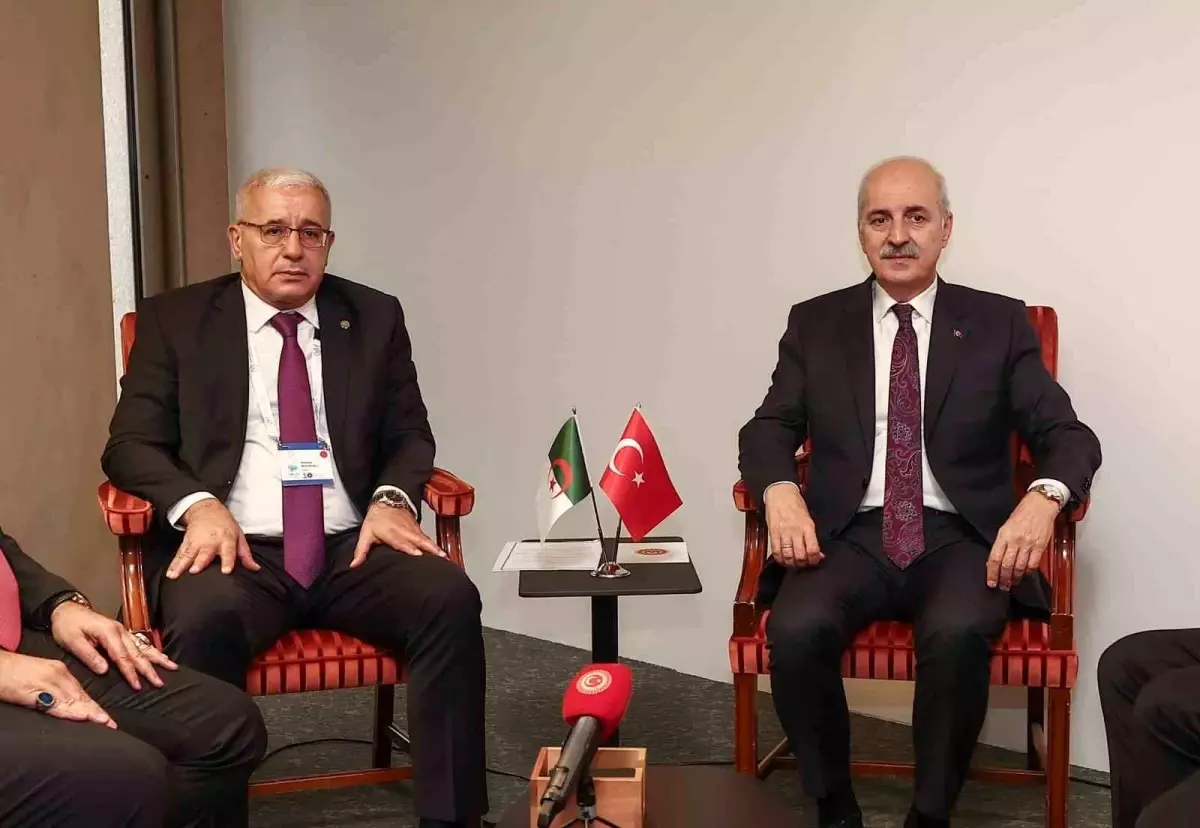 Kurtulmuş’tan Cezayir’le Filistin Vurgusu