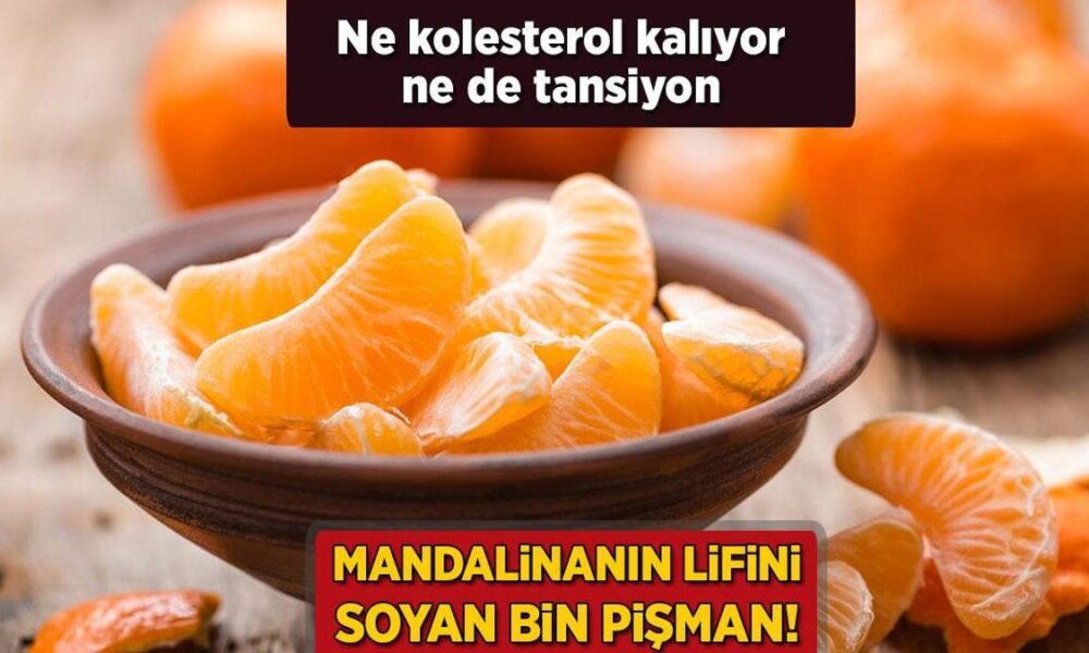 Mandalinanın beyaz lifini soyan bin pişman! Ne kolesterol kalıyor ne de tansiyon