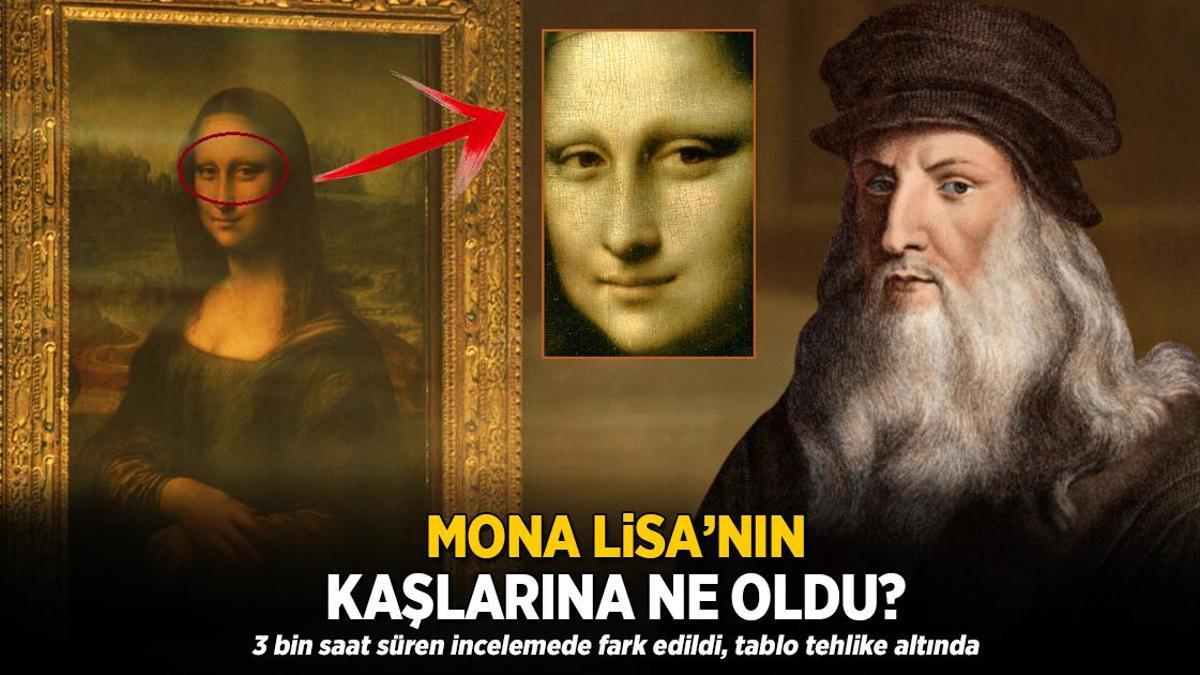 Mona Lisa’nın kaşlarına ne oldu? 3 bin saat sonra fark edildi: ‘Tablo tehlike altında’