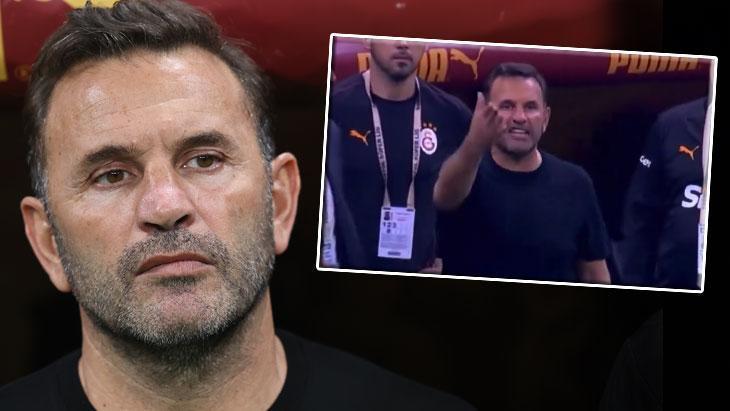 Okan Buruk’un hakeme tepkisi canlı yayına yansıdı!