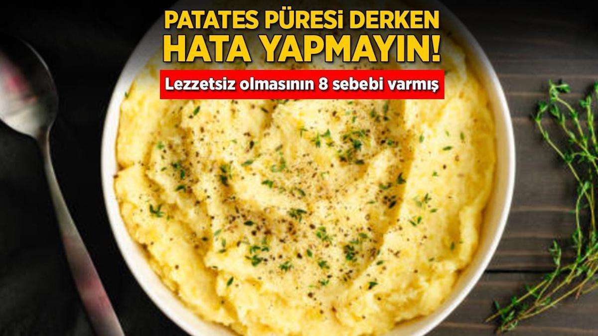 Patates püresini lezzet şölenine dönüştüren taktik! Ne tereyağı ne krema koyun