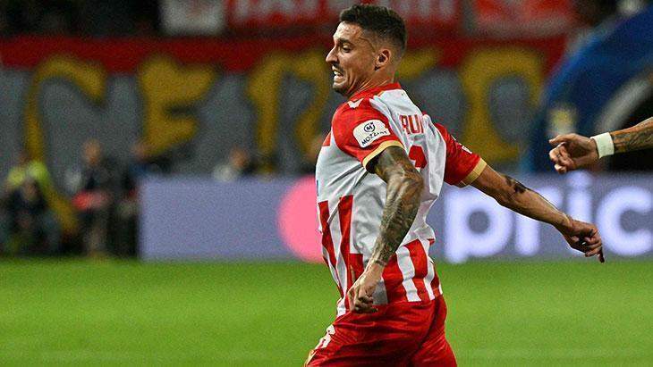 Rade Krunic Şampiyonlar Ligi’nde Kızılyıldız’ı yaktı! Sırp basını yerden yere vurdu