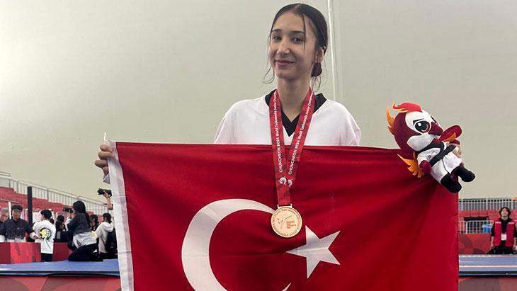 Rüveyda Nur Evin’den bronz madalya!