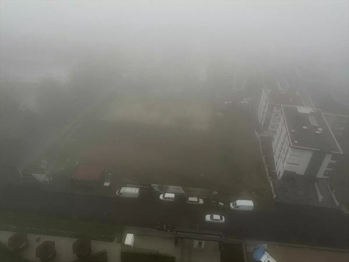 Samsun’da Yoğun Sis Etkili