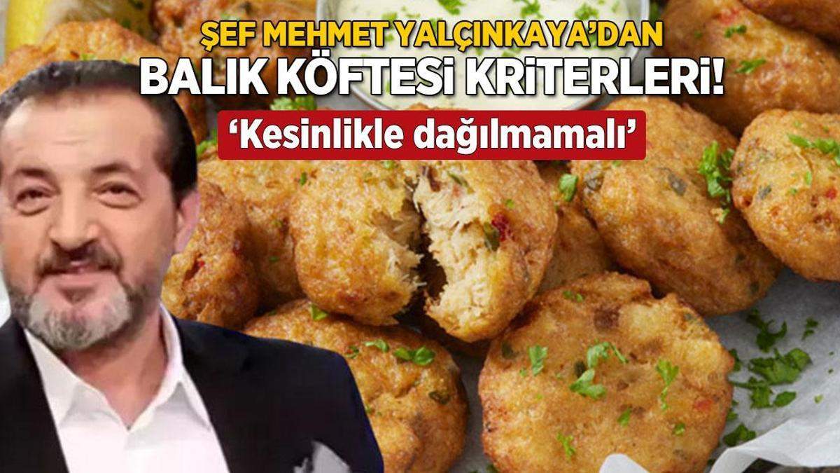 Şef Mehmet Yalçınkaya’dan parmak yedirten tüyo! Gram koku yok, balık köftesi böyle olur