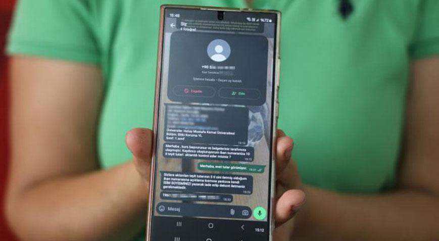 Üniversiteli kıza şok tuzak! Çikolata parası gönderip sakız parası istediler