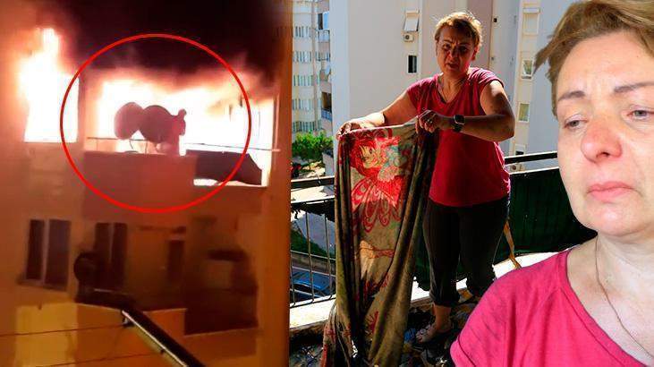 Uyandığında tüm evi alevler sarmıştı! Yangından mucize kurtuluş: Battaniyeyi vücuduna sardı