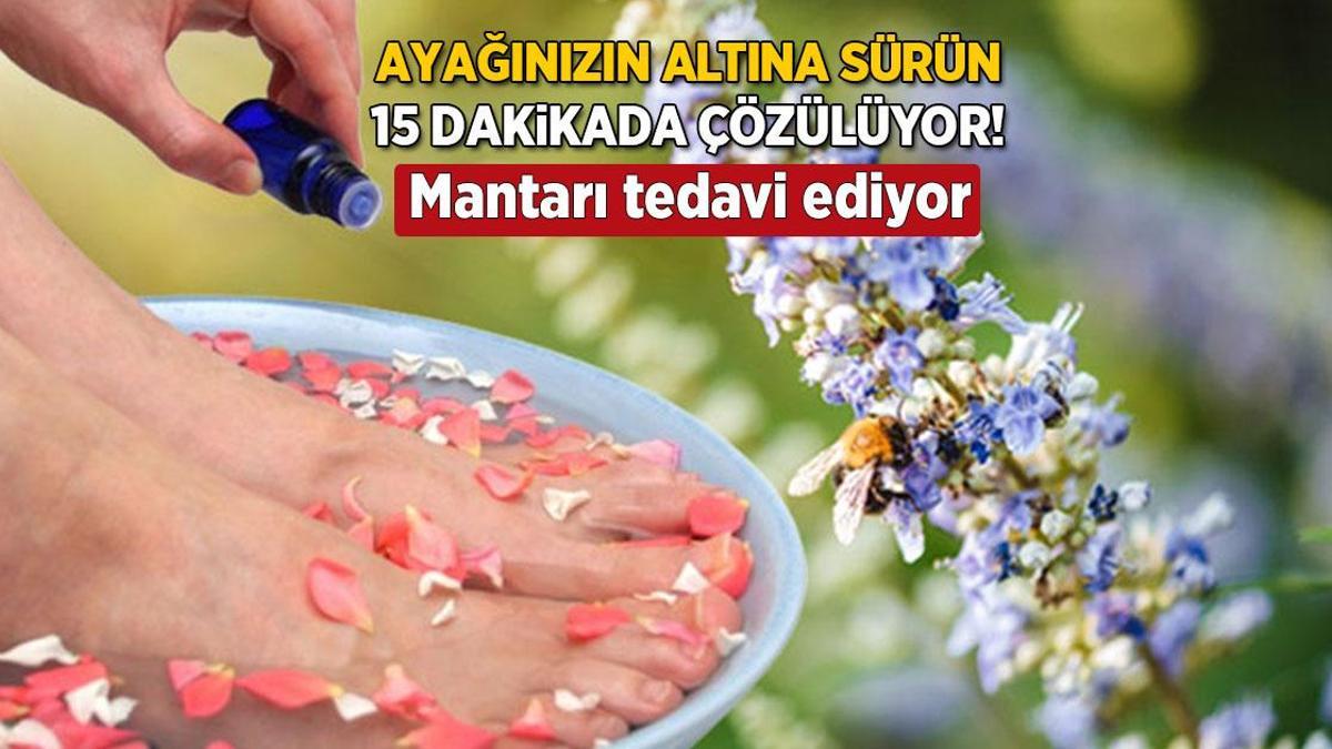 Yorgunluğu alıyor, mantarı 15 dakikada yok ediyor! Ayağınızın altına sürün, doğal ağrı kesici