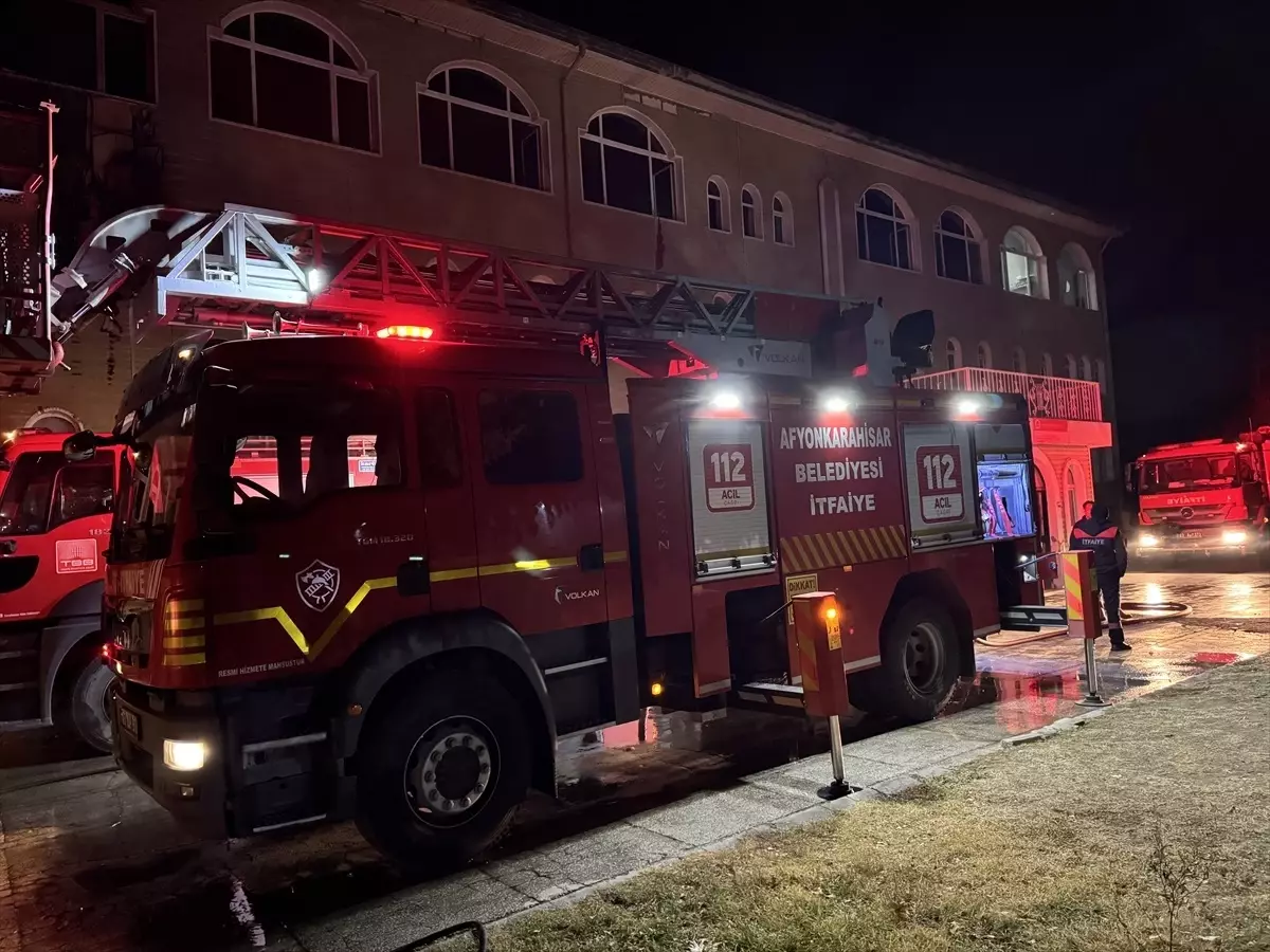 Afyonkarahisar’da Kur’an Kursu’nda Yangın