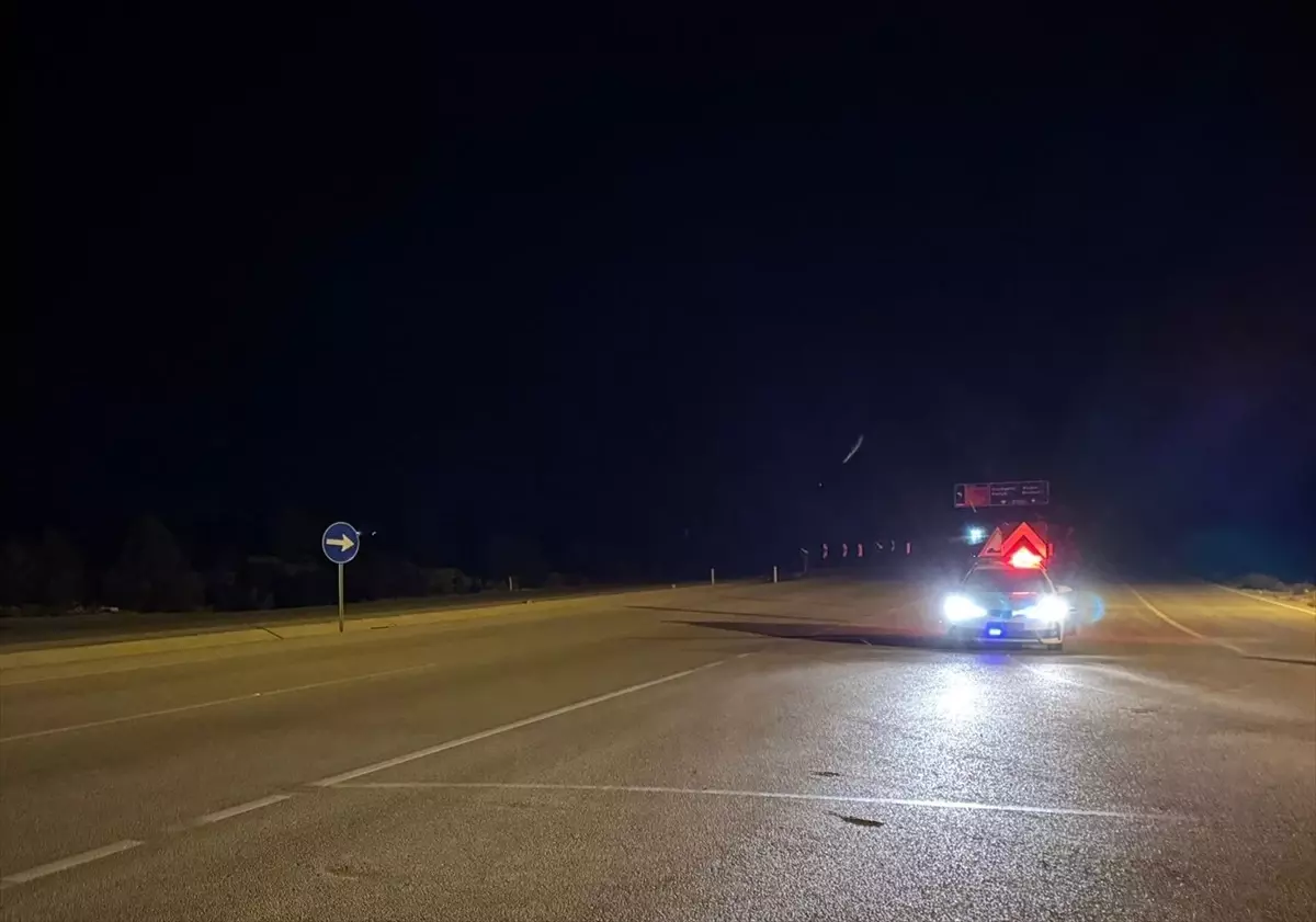 Akseki-Seydişehir Yolu Buzlanma Nedeniyle Kapandı
