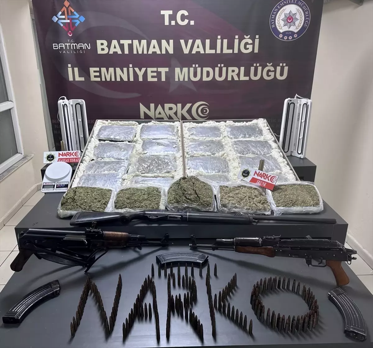 Batman’da Uyuşturucu Operasyonu: 4 Tutuklama