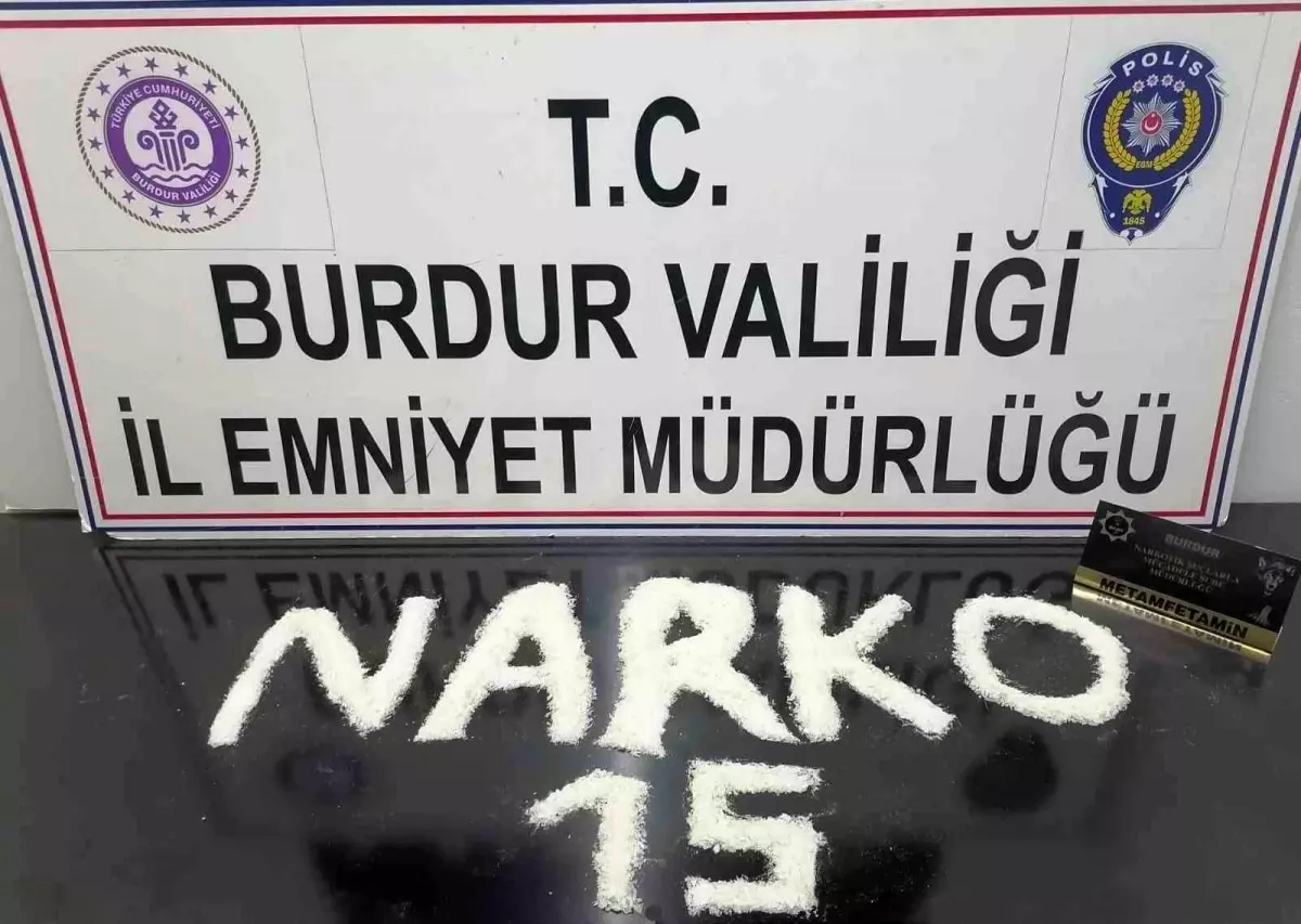 Burdur’da Uyuşturucu Operasyonu: 3 Tutuklama