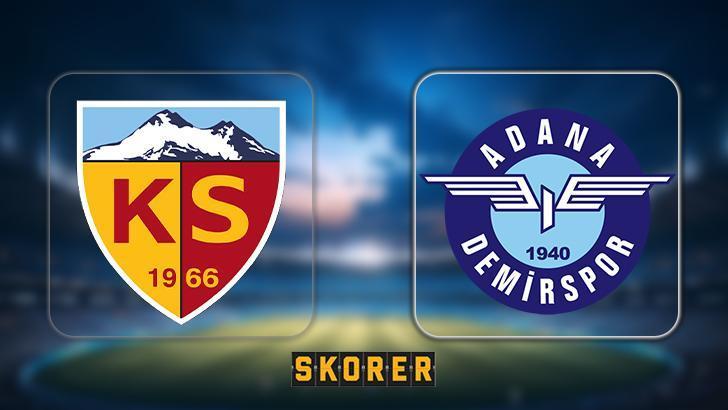 CANLI ANLATIM | Kayserispor – Adana Demirspor
