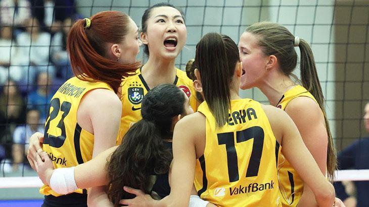 CEV Şampiyonlar Ligi’nde VakıfBank, Porto’yu devirdi! Sıla Çalışkan yıldızlaştı