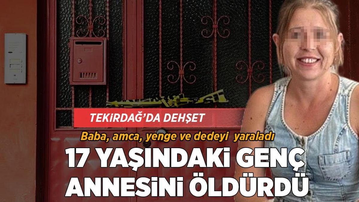 Cinnet geçiren genç dehşet saçtı! Annesini öldürdü 4 akrabasını yaraladı