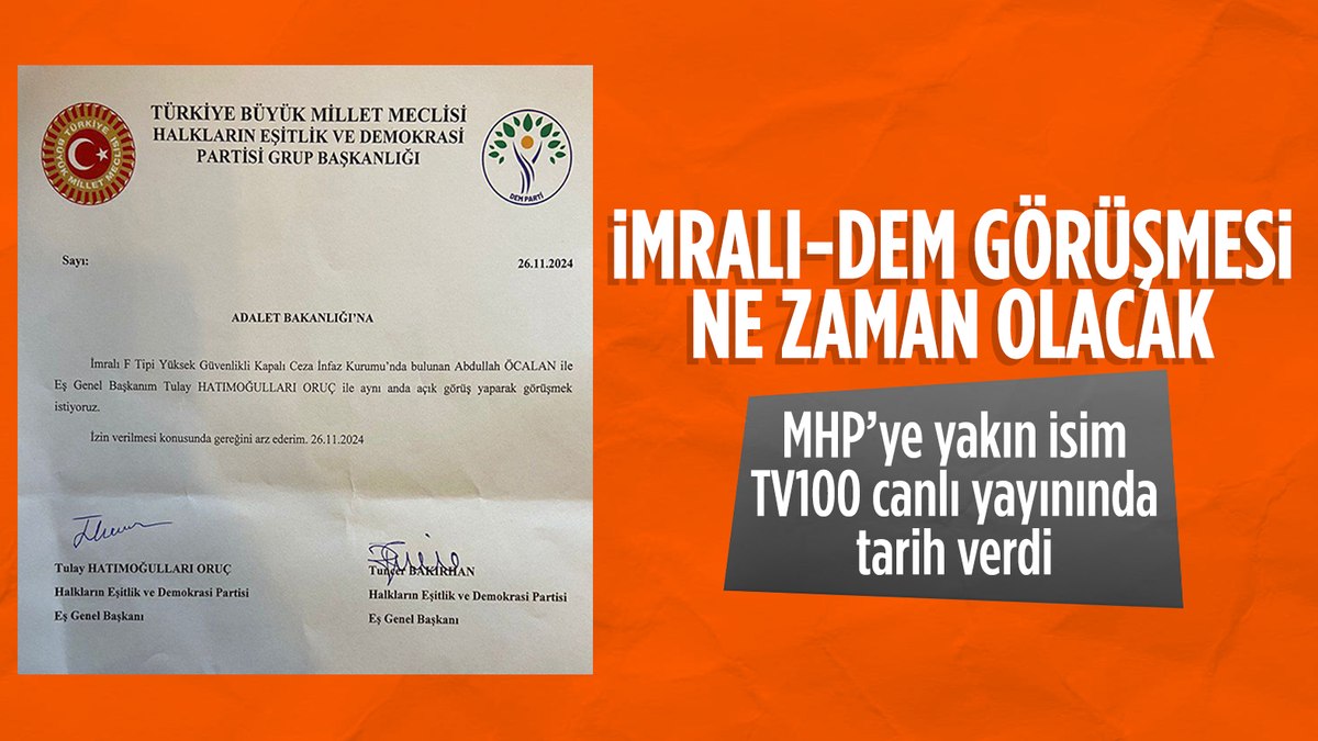 İmralı-DEM görüşmesiyle ilgili MHP’ye yakın gazeteciden kulis bilgisi