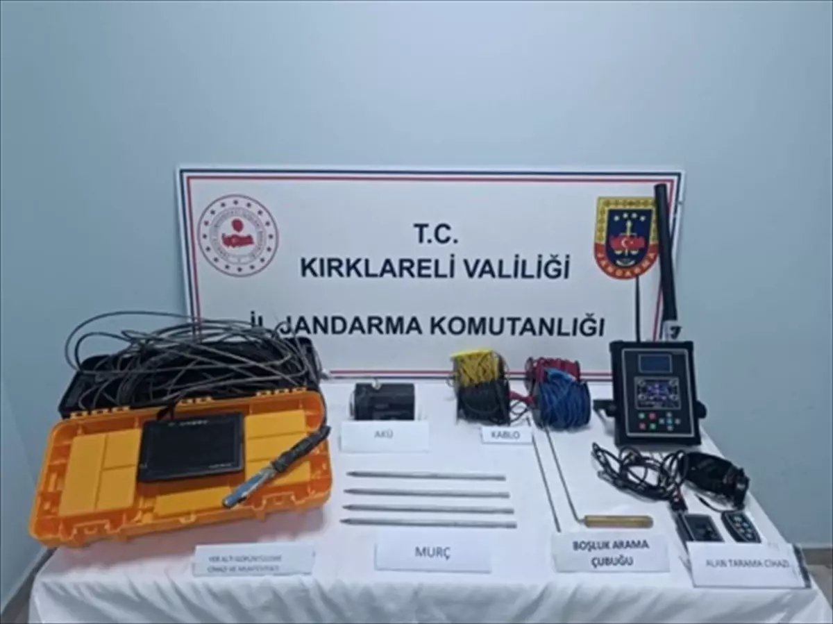 Kırklareli’nde Uyuşturucu ve Kaçak Kazı Operasyonu