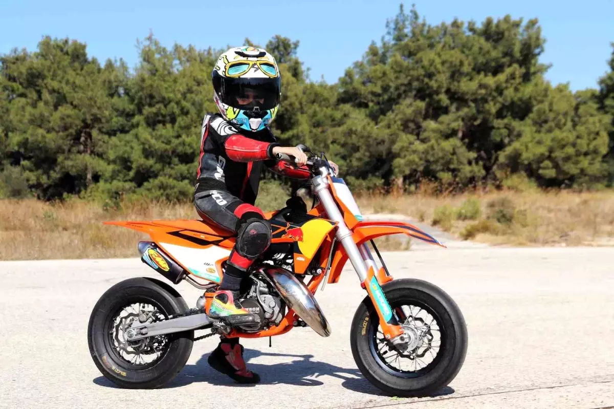 Minik Motorcu Ali Tok’un Hedefi Dünya Şampiyonu Olmak