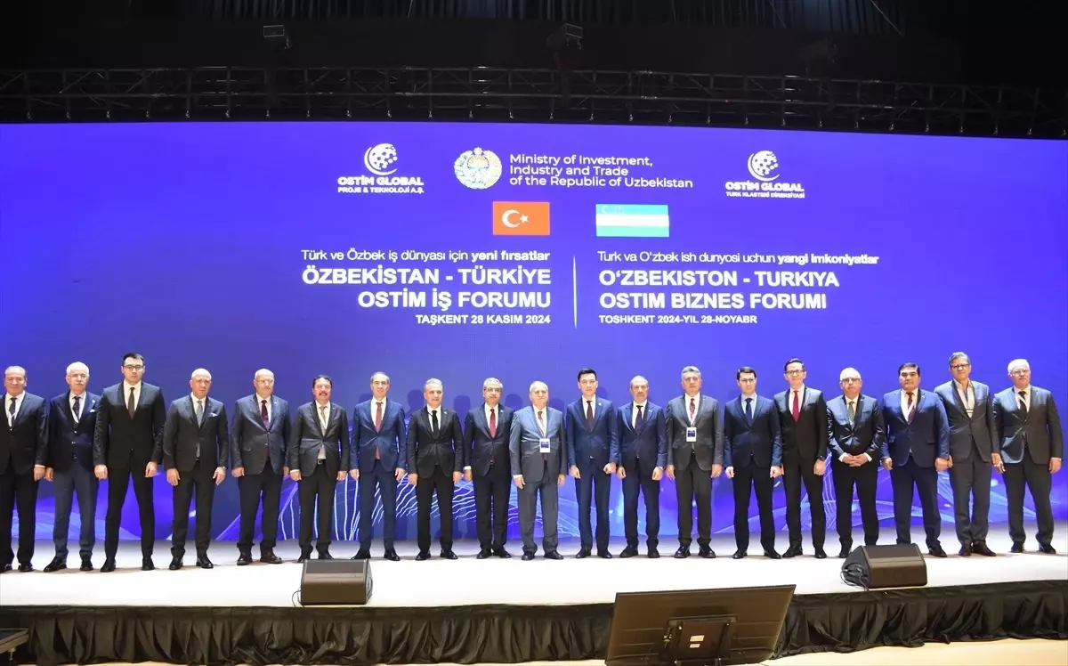 Özbekistan-Türkiye OSTİM İş Forumu Düzenlendi